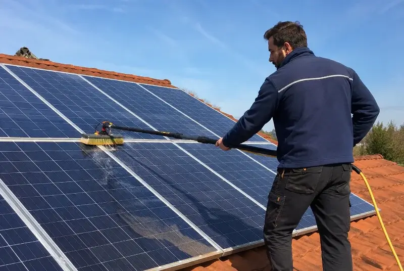 Nettoyage et entretien de panneaux solaires à Kertzfeld