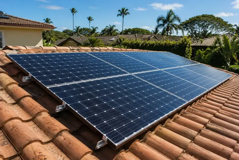 Installation de panneaux solaires à Kertzfeld